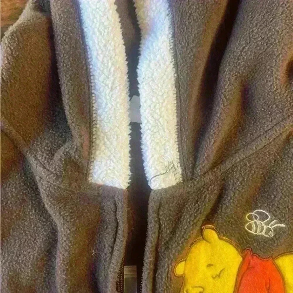 Disney Winnie The Pooh ‘Can’t Bee Bothered’ Fleece Women Plus 3XL Hooded Jacket - Picture 4 of 7